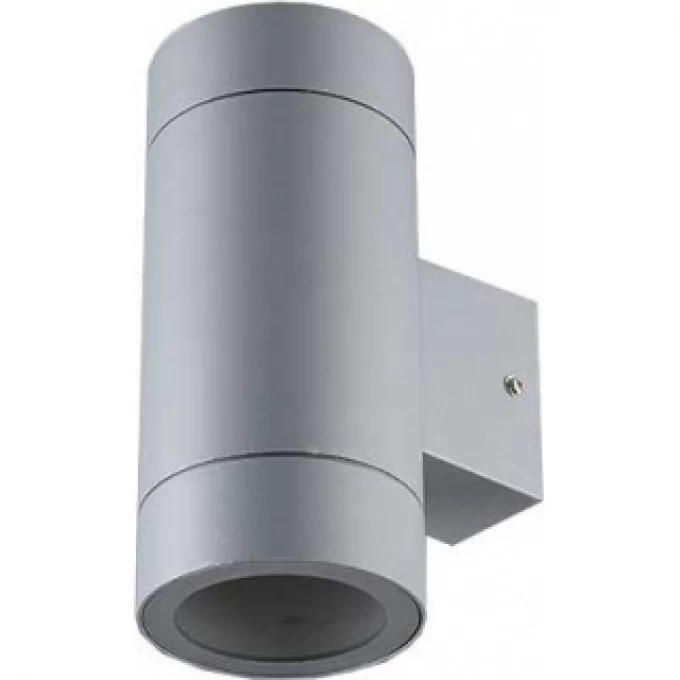 Уличный настенный светильник ECOLA GX53 LED серый матовый FG53C2ECH Уличный настенный светильник ECOLA GX53 LED серый матовый FG53C2ECH