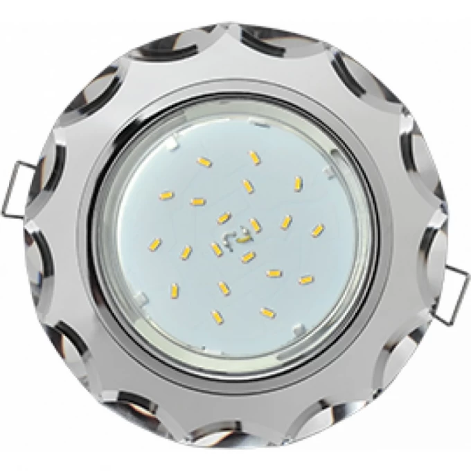 Встраиваемый светильник ECOLA GX53 H4 5313 GLASS хром - хром (зеркальный) 38x126 (к+) FM53RCECH Встраиваемый светильник ECOLA GX53 H4 5313 GLASS хром - хром (зеркальный) 38x126 (к+) FM53RCECH