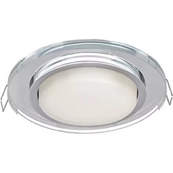 Встраиваемый светильник ECOLA GX53 H4 GLASS FM53RNECH хром