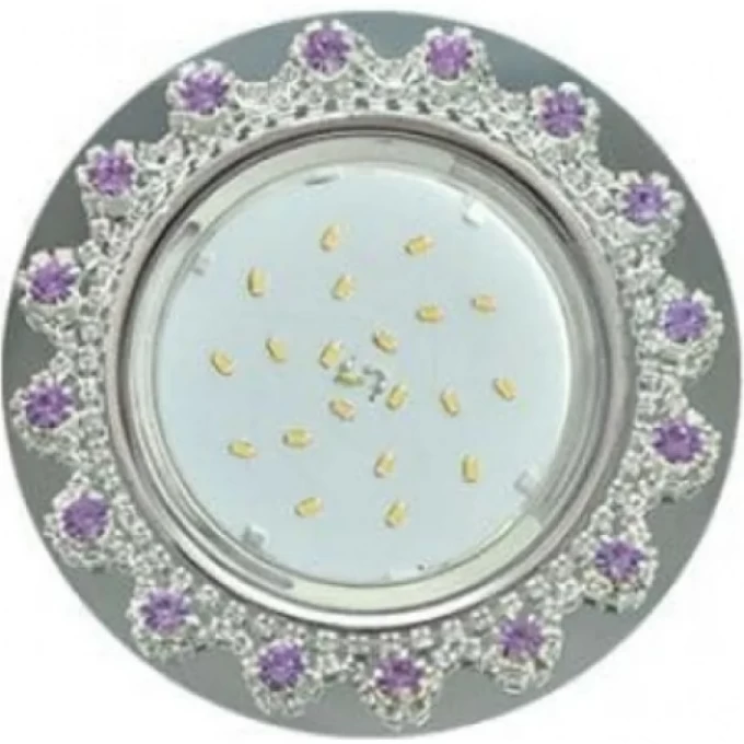 Встраиваемый светильник ECOLA GX53 H4 GLASS хром FP53RNECB