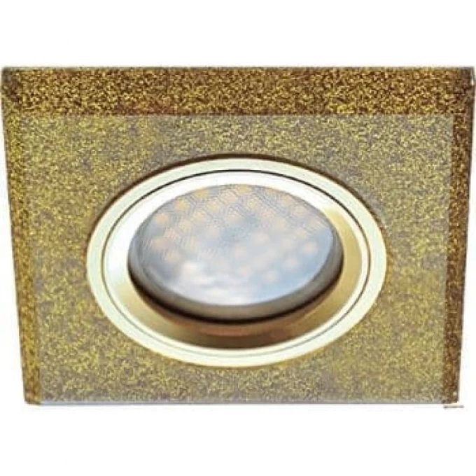 Встраиваемый светильник ECOLA MR16 DL1651 GLASS золотой блеск, золото FP1651EFF Встраиваемый светильник ECOLA MR16 DL1651 GLASS золотой блеск, золото FP1651EFF