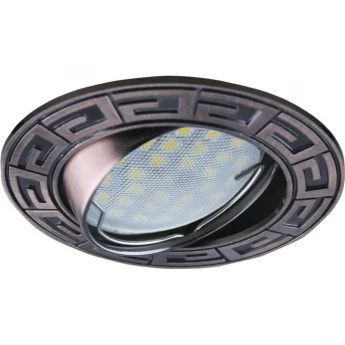 Встраиваемый светильник (литой) ECOLA MR16 DL110 FR1605EFF черненая медь